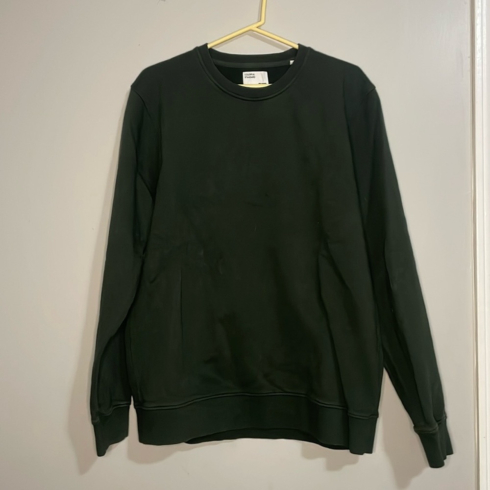 Colorful Standard green crewneck. New without tags